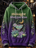 Women's Midnight Margaritas Print Hooded
