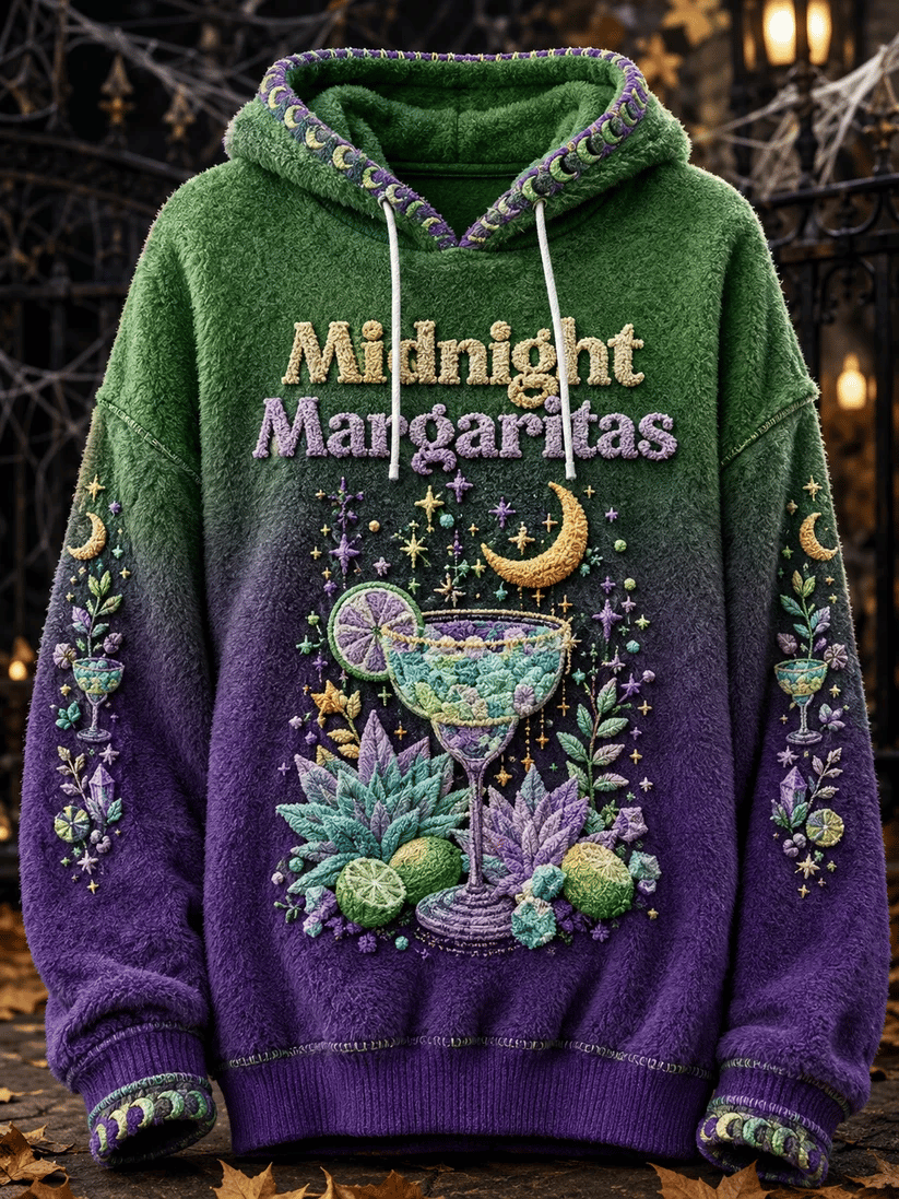 Women's Midnight Margaritas Print Hooded