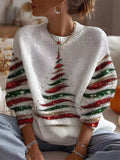 Women's Casual Print Knit Top