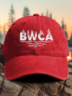 Retro Save The BWCA Save Boundary Waters Canoe Area Wilderness Print Baseball Cap
