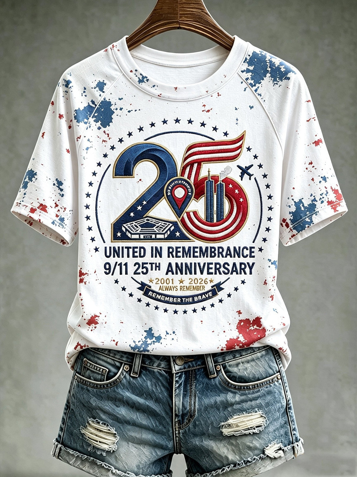 Women's 9/11 Memorial Graphic Top