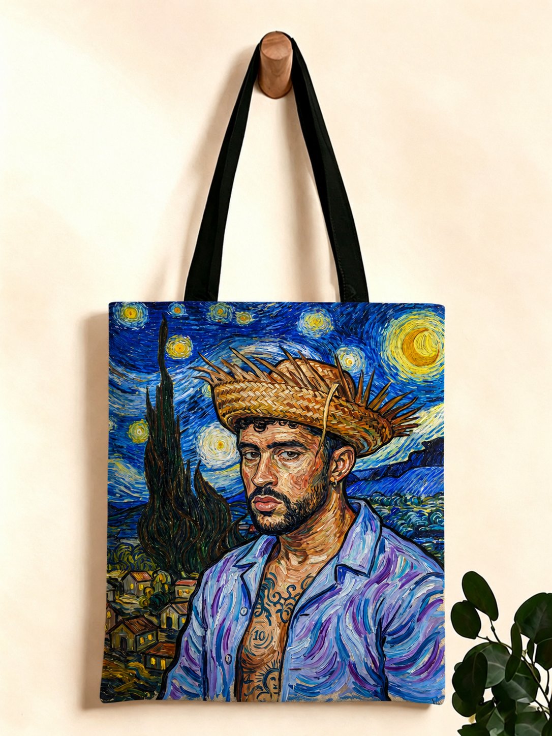 Unisex Leisure Printed Canvas Bag