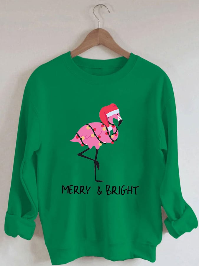 Women's Mreey And Bright Christmas Print Casual Sweatshirt