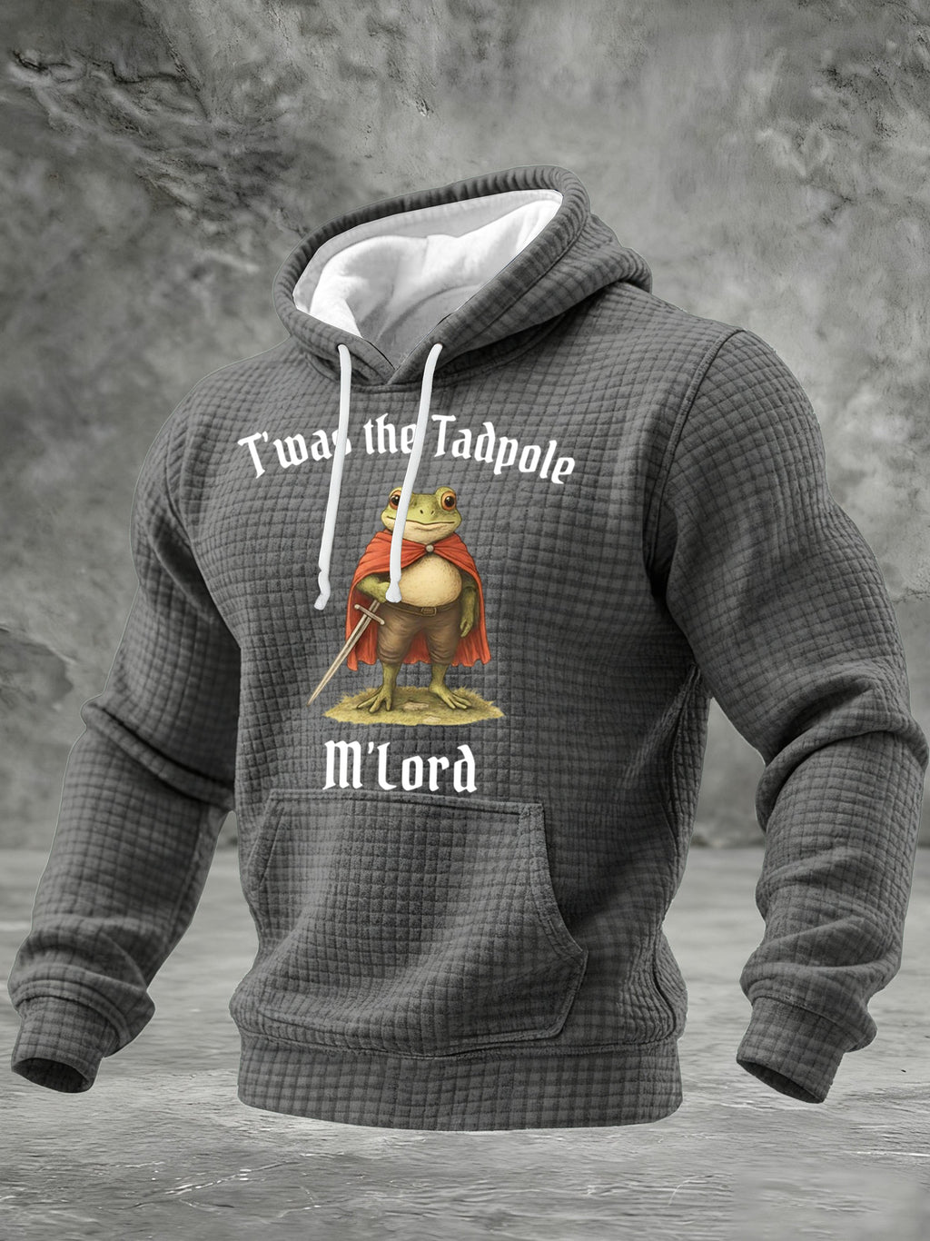 Frog Mom Dad Pregnancy Funny Couple round neck printed sweatshirt