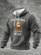 Frog Mom Dad Pregnancy Funny Couple round neck printed sweatshirt
