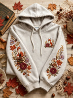 Women's Autumn Casual Printed Hoodie