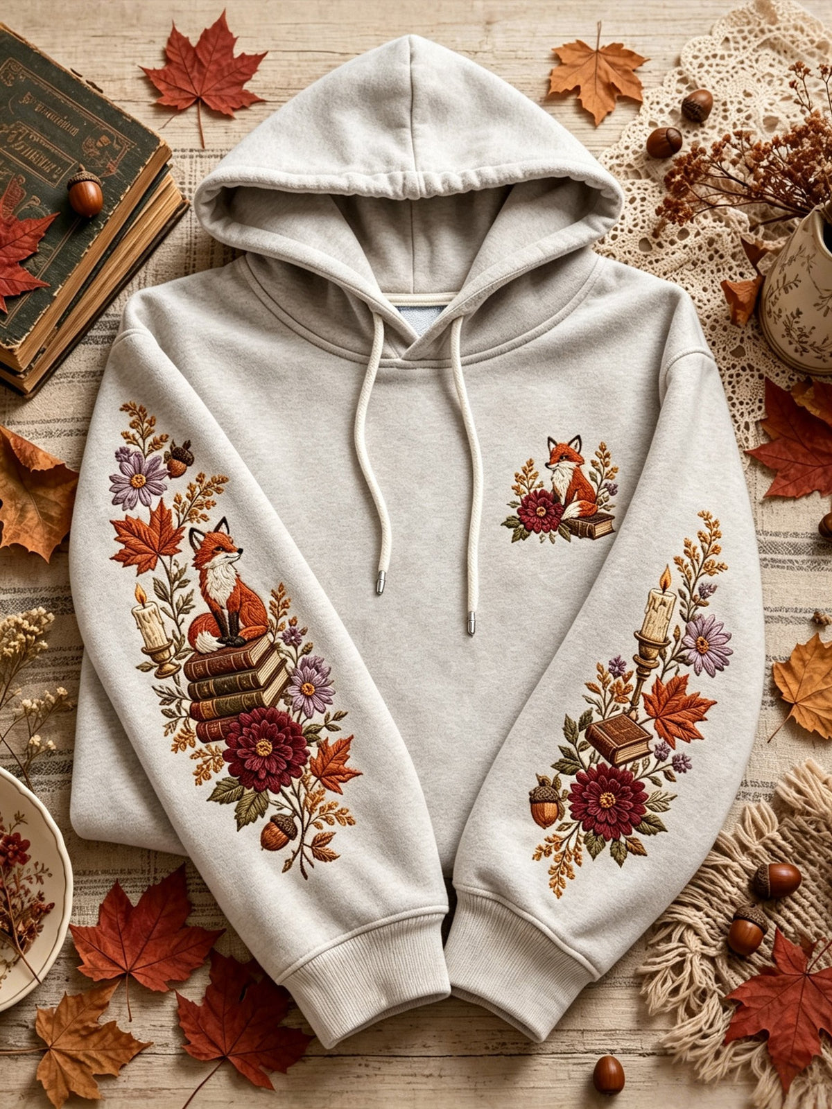 Women's Autumn Casual Printed Hoodie