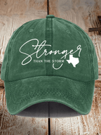 Texas Stronger Than The Storm Printed Hat
