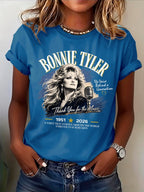 Retro The Voice Behind A Generation Thank You For The Music A Voice That Echoed Around The World Forever In Our Hearts Print T-Shirt