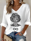 Women's Comedian V-Neck Top