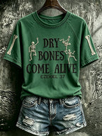 Women's Print Round Neck T-shirt