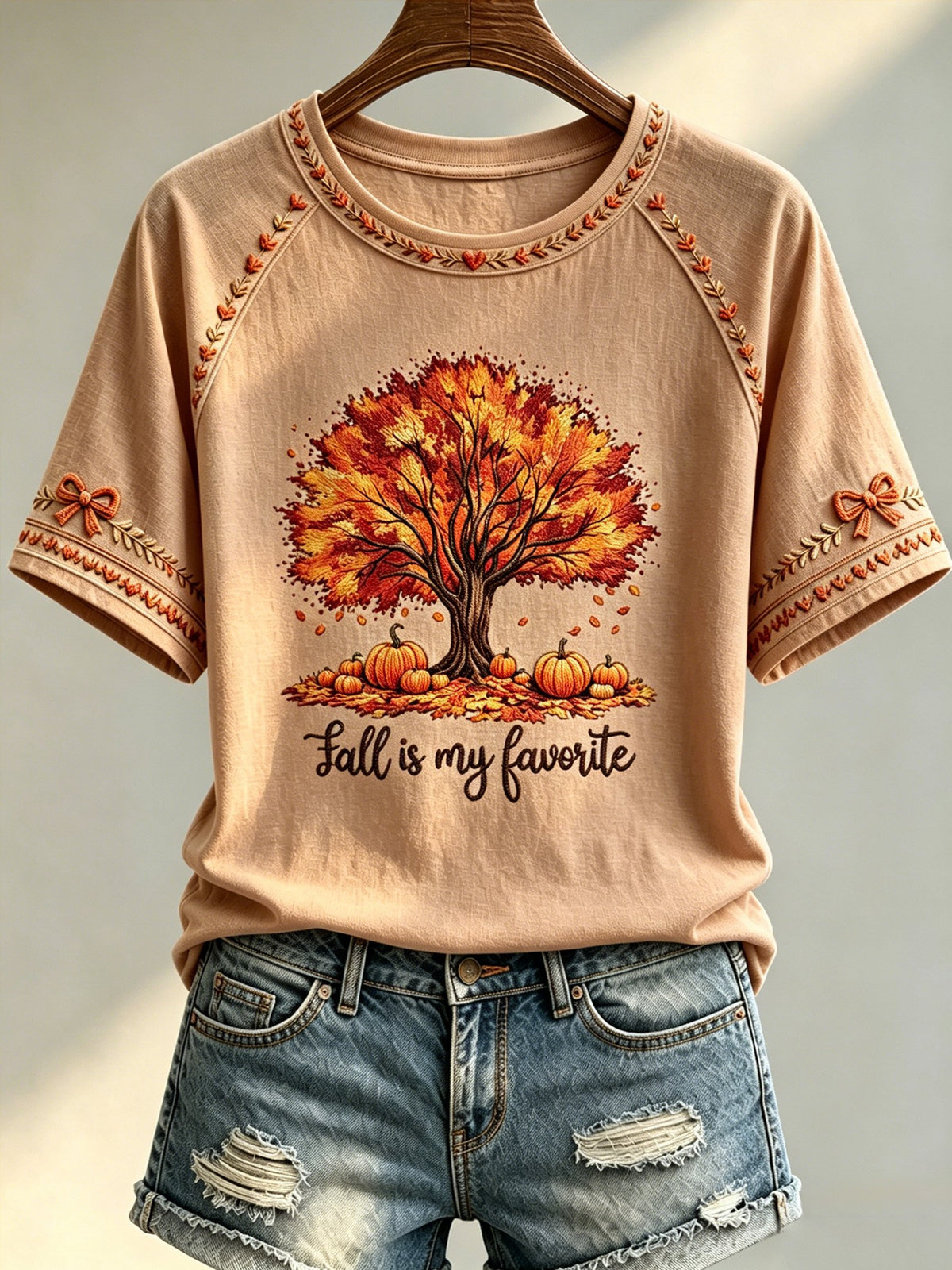 Women's Autumn Printed Casual Top