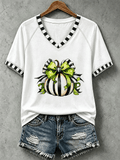 Women's Halloween Musical Inspired Printed Casual Tops