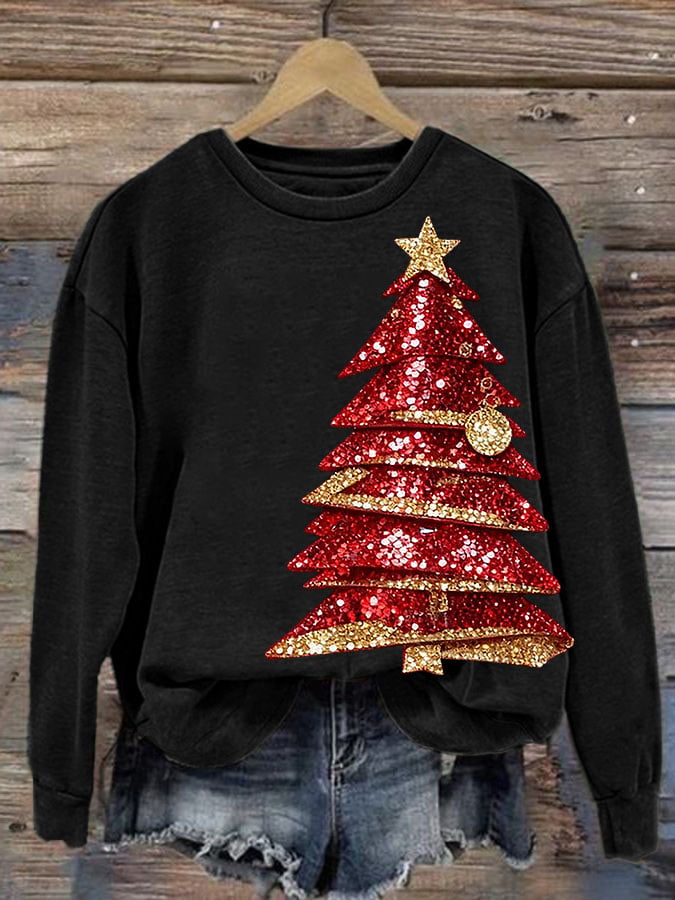 Women'S Casual Faith Print Sweatshirt