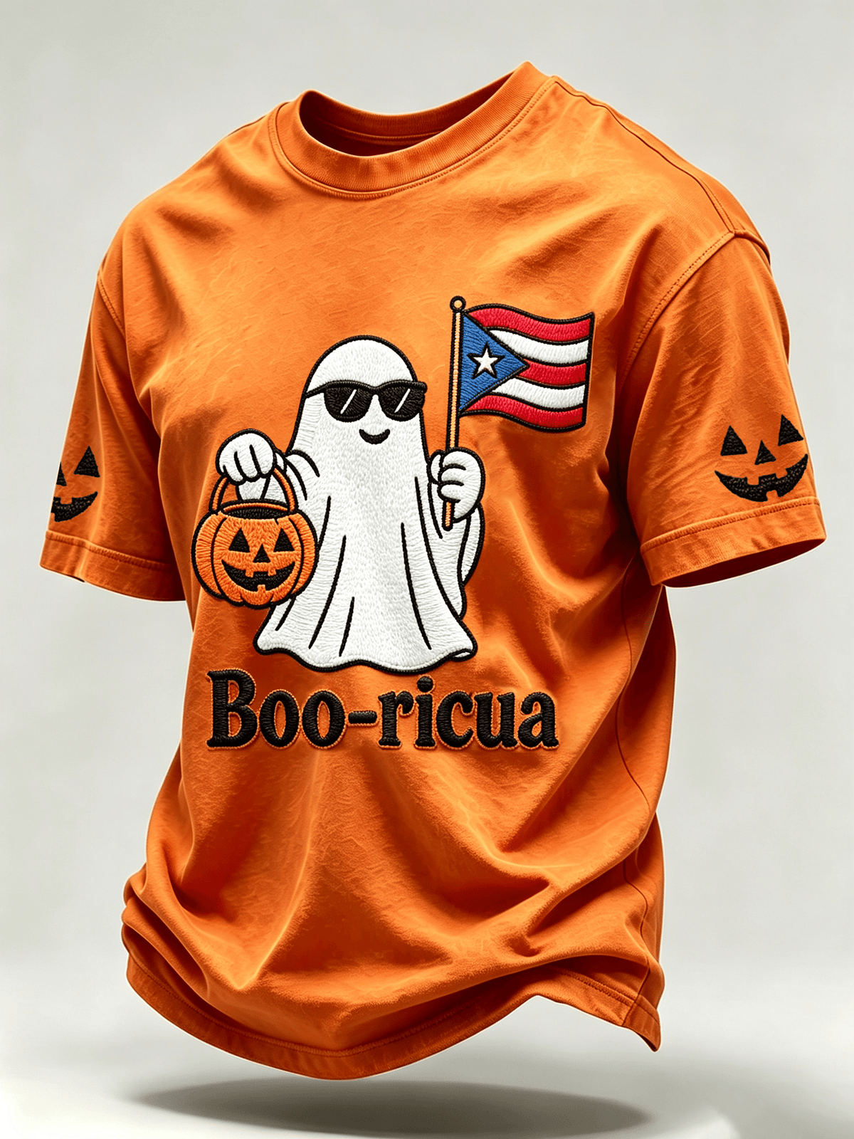 Men's Halloween In Puerto Rico Print Short-Sleeve T-Shirt