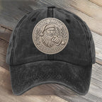 You Ain't Gettin Santas Christmas Art Printed Cap