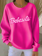 Women's Fashion Printed Casual Sweatshirt