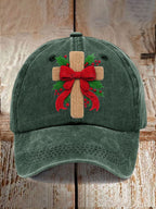 Faith Jesus Christmas Art Printed Cap