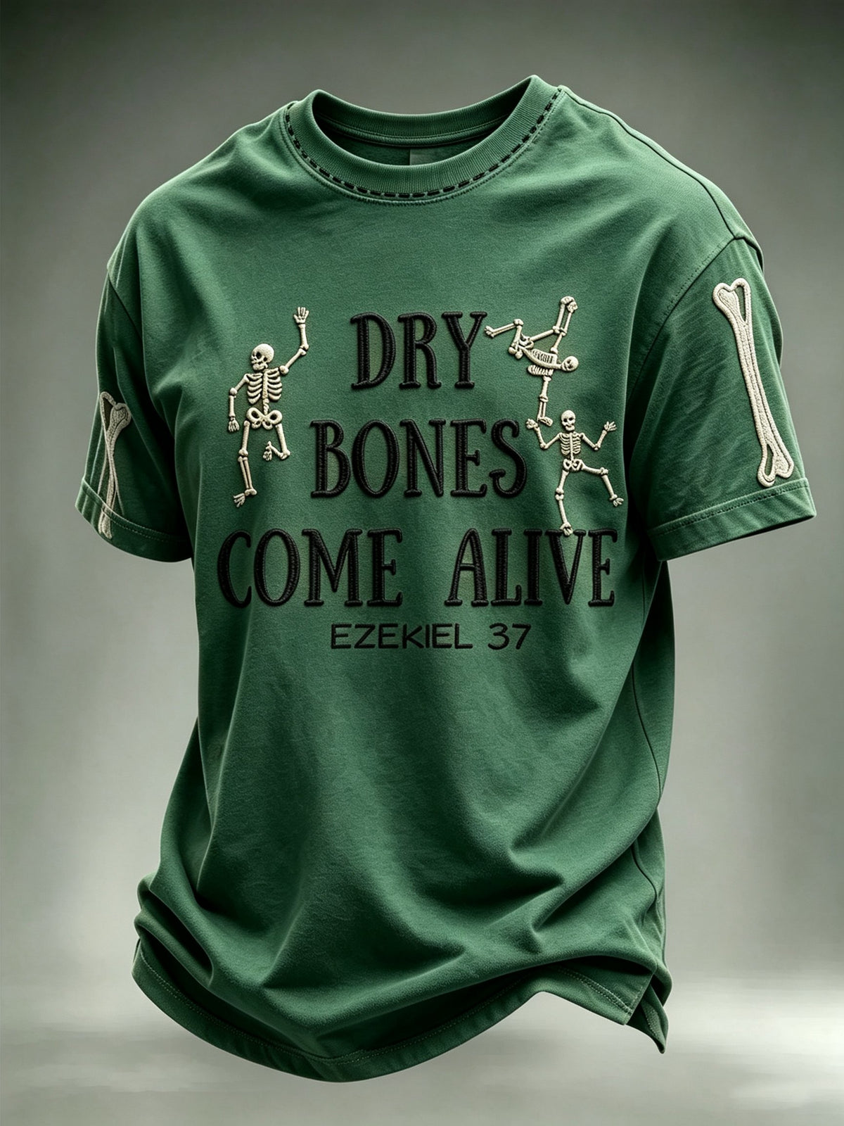 Men's Retro Print Short-Sleeve T-Shirt