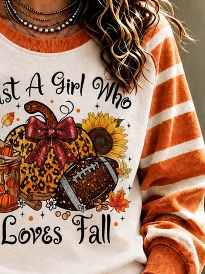 Women'S Casual Printed Sweatshirt