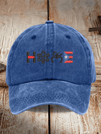 Retro Puerto Rico Print Baseball Cap
