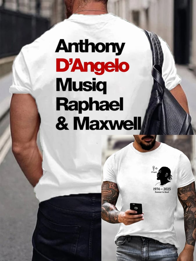 Men's  Neo Soul Printed Casual T-shirt