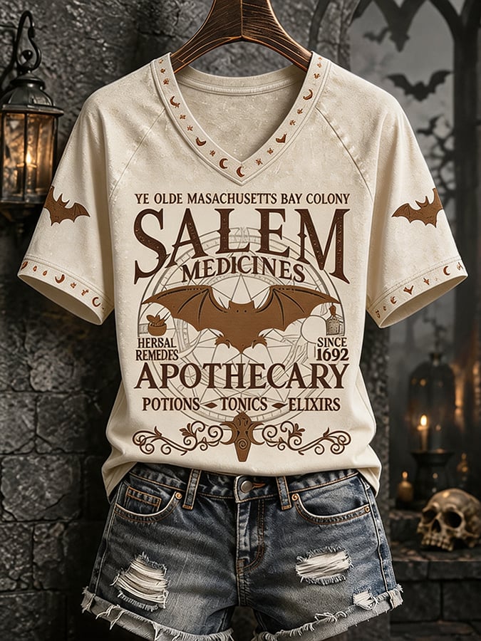 Women'S Salem Pharmacy Printed T-Shirt