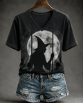 Women's Autumn Halloween Witch Top