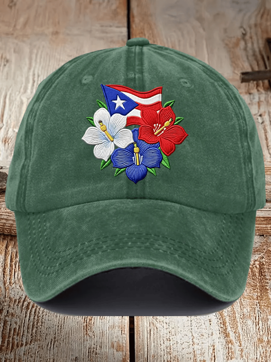 Unisex Puerto Rico Print Hat