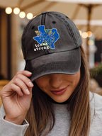 Unisex Texas Strong Bluebonnet Print Baseball Cap