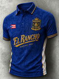 Men's Basketball Lovers Print Casual Polo