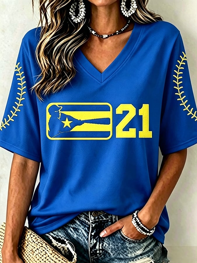 Women's Printed Casual Top