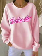 Women's Fashion Printed Casual Sweatshirt
