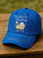 I’d Rather Be Thrifting Printed Casual Hat