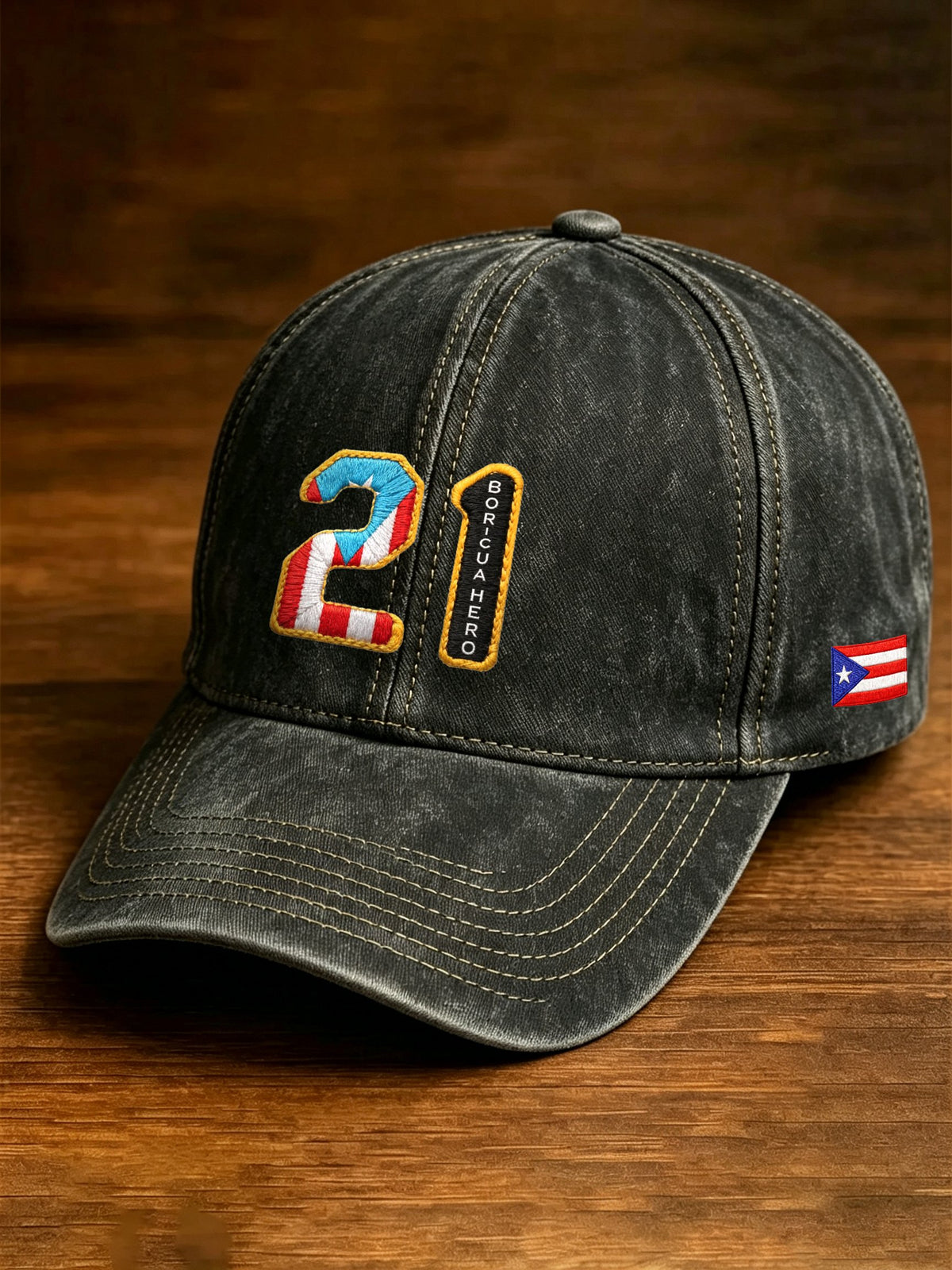 Retro Baseball Lovers Print Baseball Cap