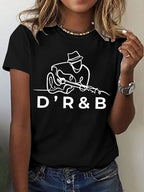 Women's Commemorative Printed Casual T-Shirt