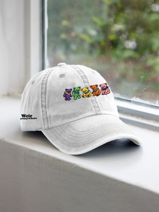 Unisex Vintage Rock Tribute Printed Casual Hat