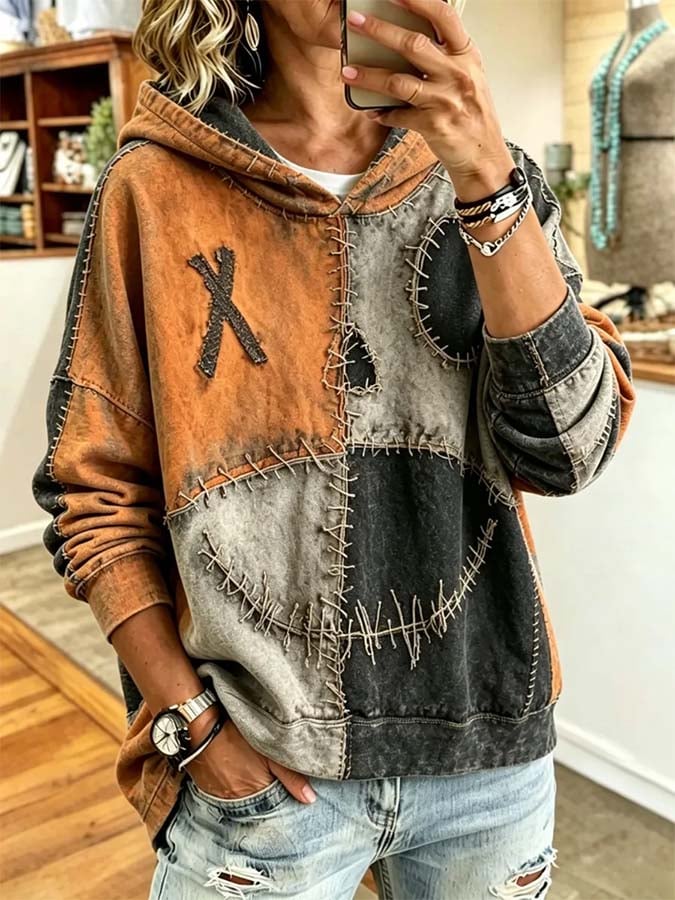 Women's Casual Printed Hoodie