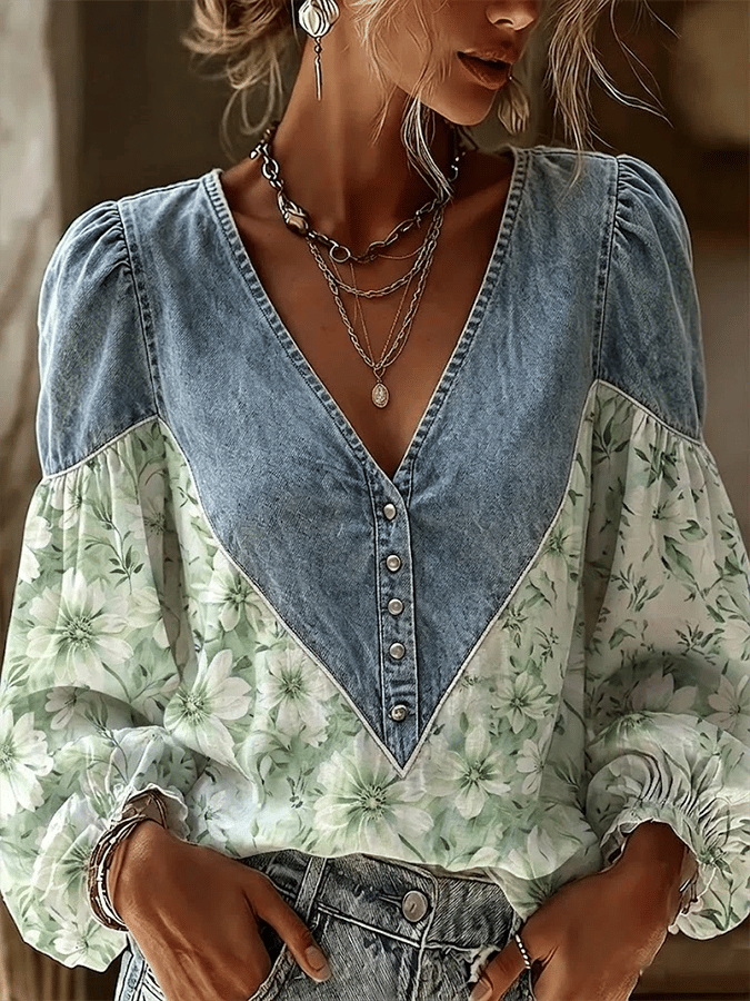 Women'S Casual Leopard Print Shirt