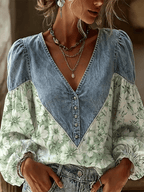 Women'S Casual Leopard Print Shirt