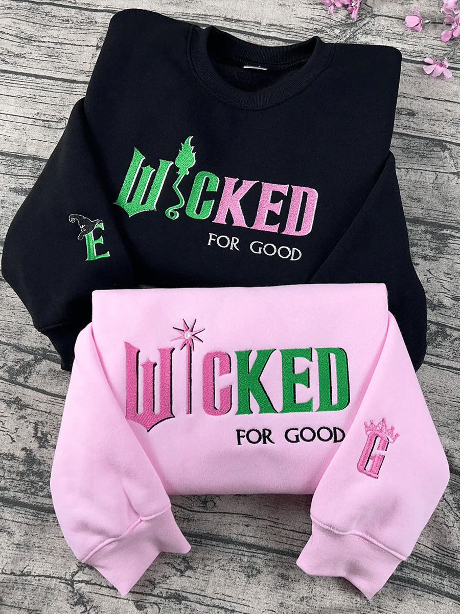 Women's Retro Witch Print Winter Sweatshirt