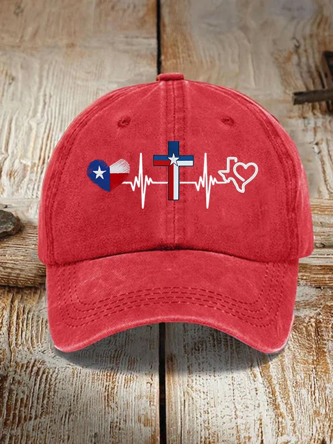 Unisex  Texas Faith Printed Hats