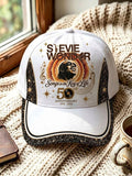 Unisex Vintage Musical Art Print Casual Hat