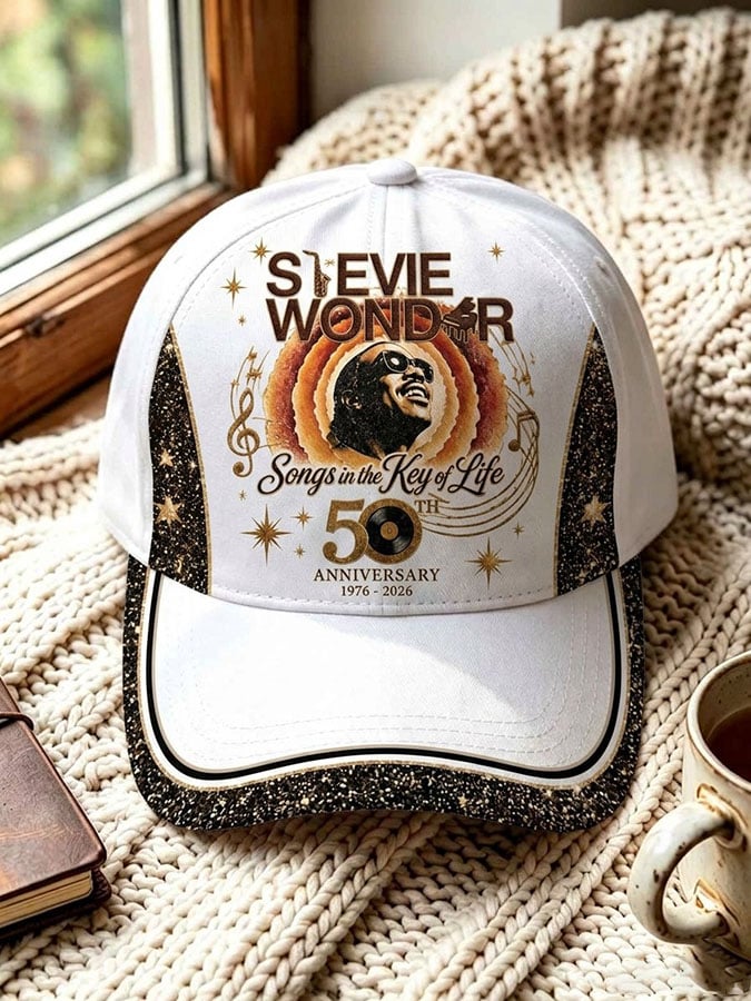 Unisex Vintage Musical Art Print Casual Hat