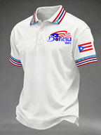 Men's Puerto Rico Print Polo Shirt