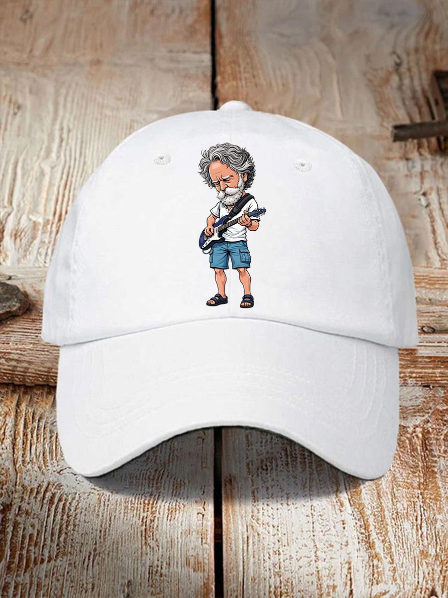 Unisex RIP Bob Weir Print Casual Hat