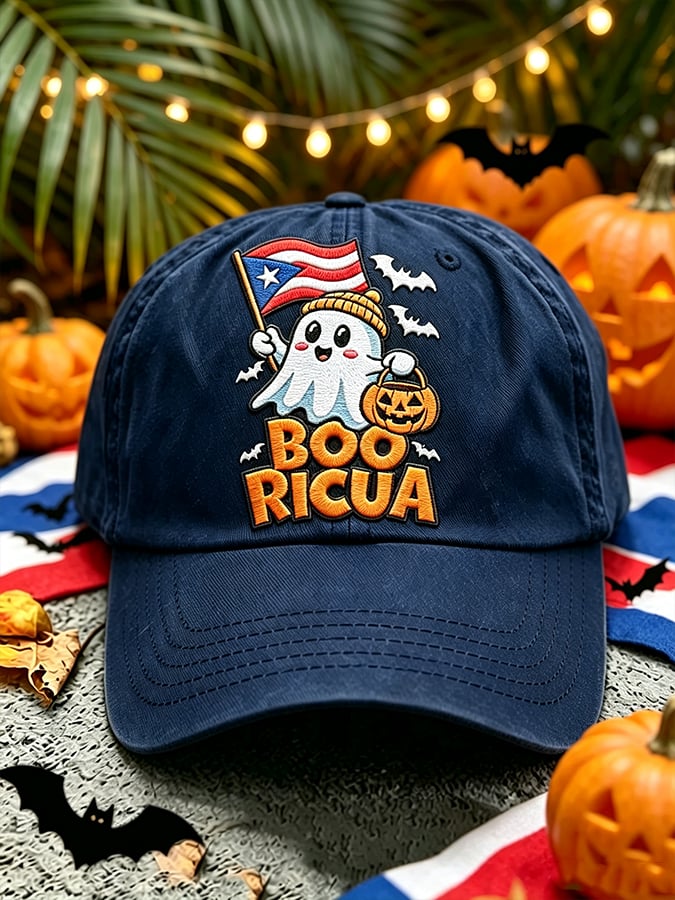 Unisex Puerto Rico Halloween Printed Hat