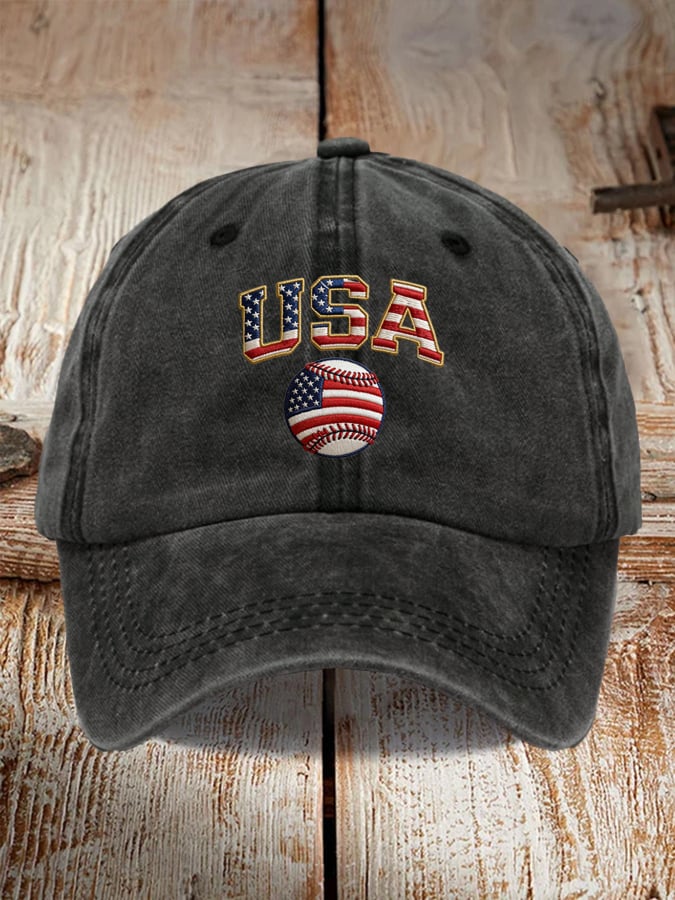 USA Baseball Print Baseball Cap