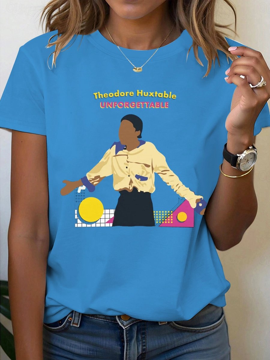 Women's Malcolm-Jamal Warner Memorial Printed T-Shirt