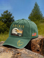 Retro Jackie Forever Our Queen Print Baseball Cap